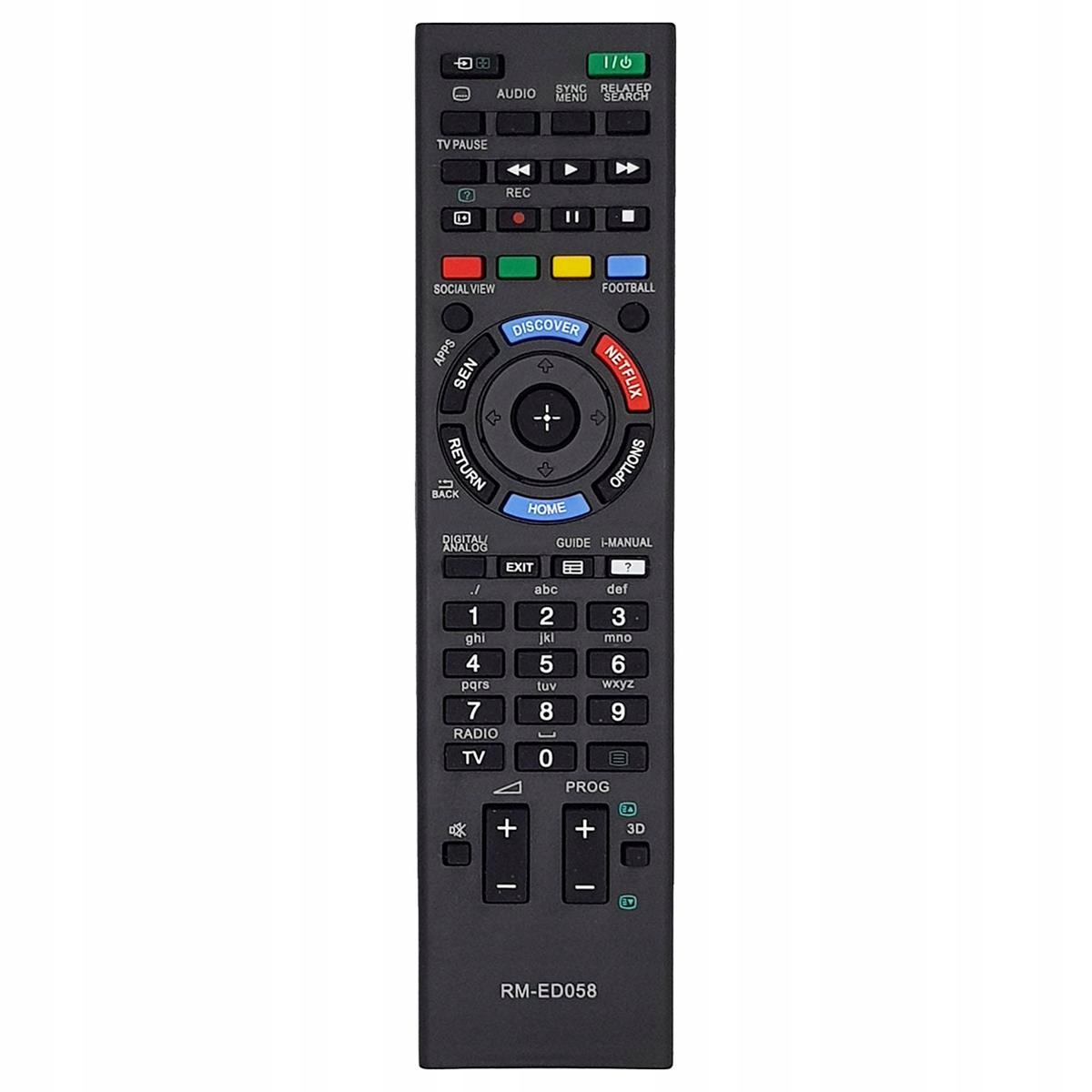 Пульт дистанционного управления для ТЕЛЕВИЗОРА Sony RM-ED058 Sony 3D как оригинал