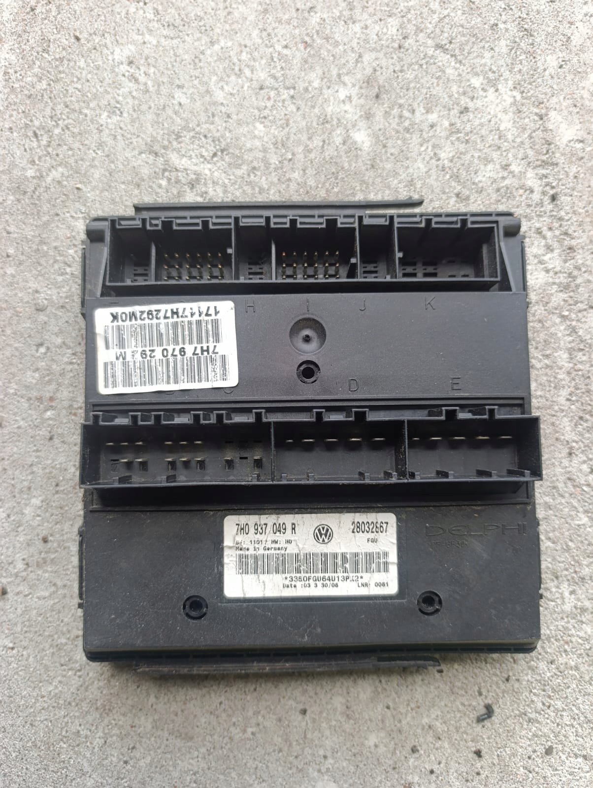VW T5 Unité commande confort T5 7H0937049R