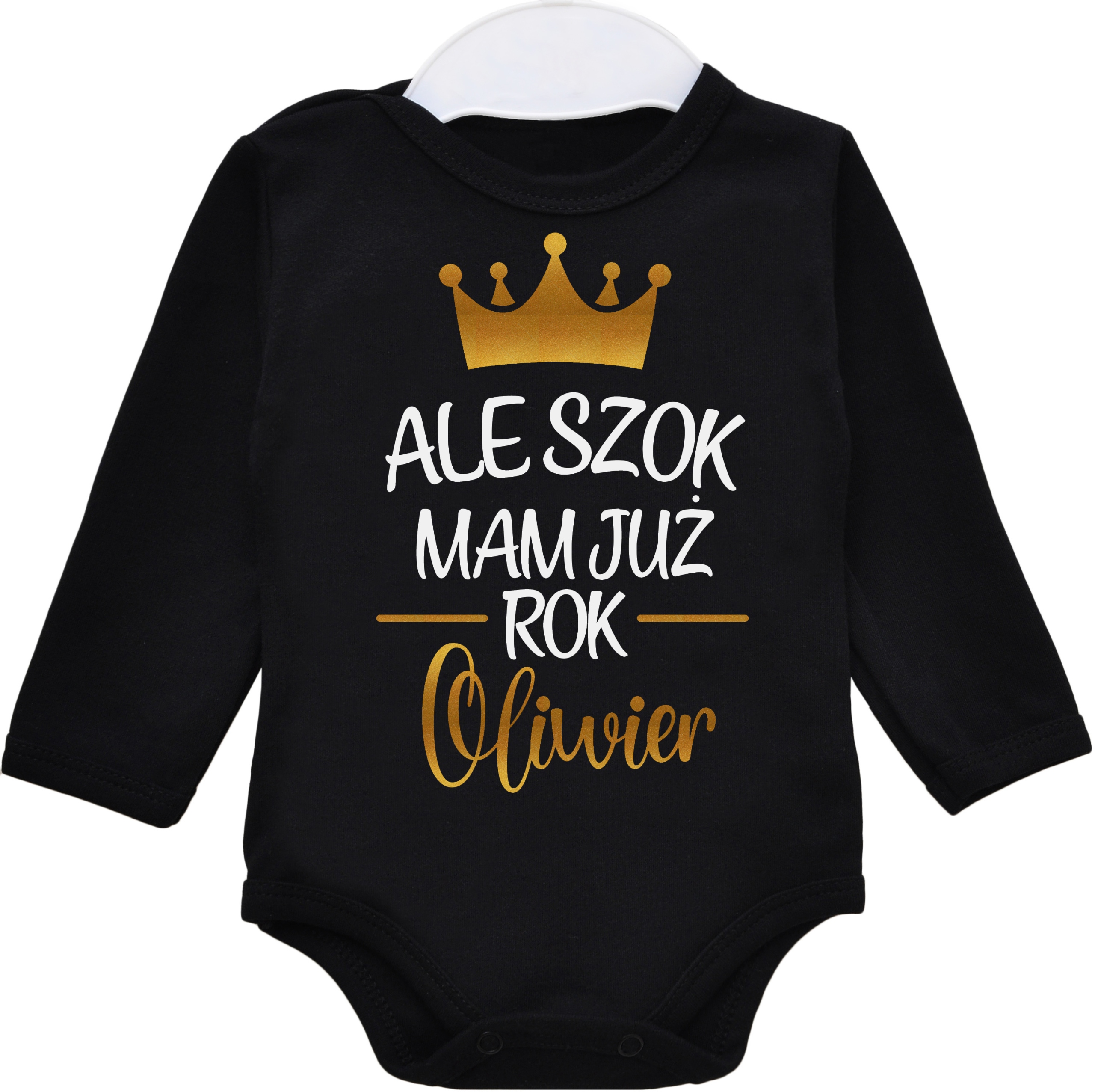 

Body dł rękaw Ale szok mam już rok Imię r. 80