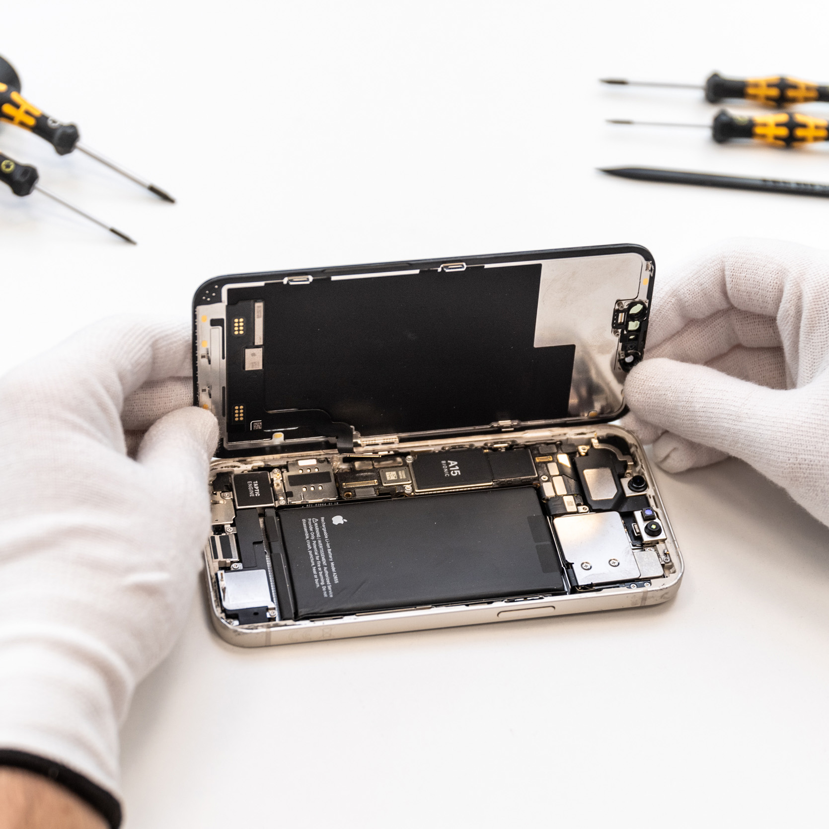 iPhone 14 Plus Wymiana głośnika rozmów naprawa głośnik serwis Apple Pasuje do modelu iPhone 14 Plus