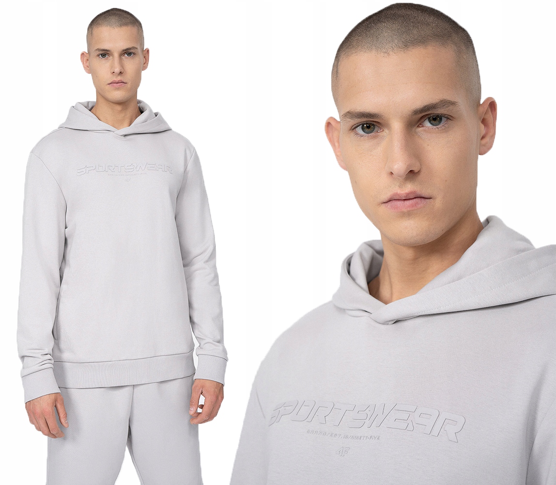 

4F Bluza Męska Dresowa Sportowa Z Kapturem