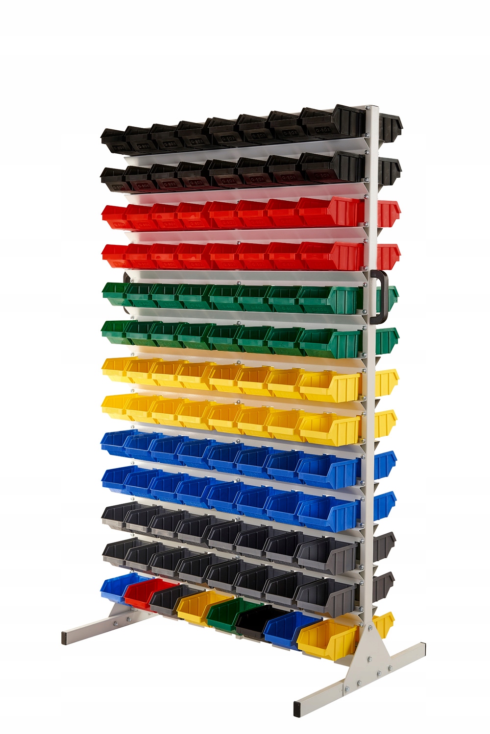 REGAL WARSZTATOWY DWUSTRONNY R2 01000 Z POJEMNIKAM