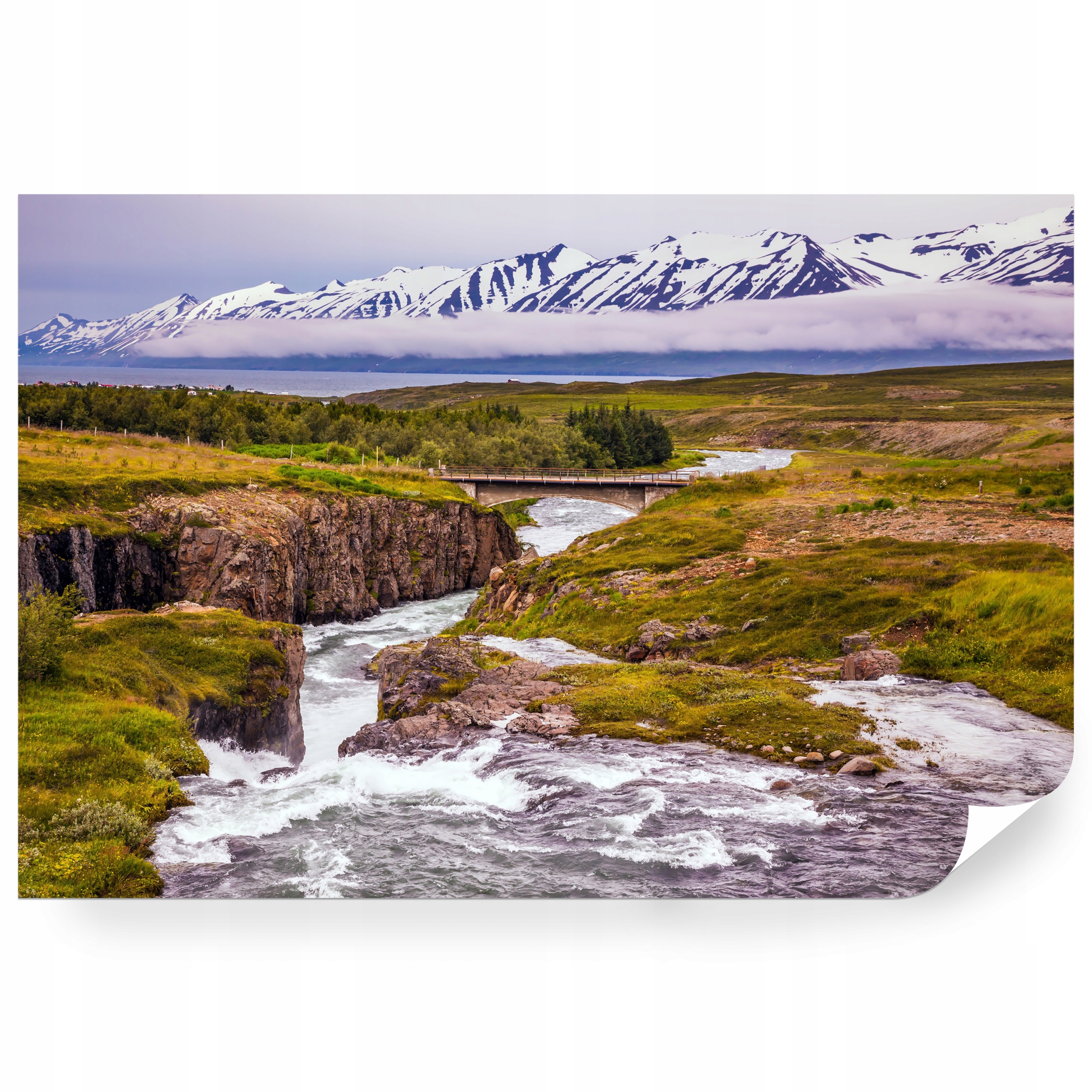 Fototapeta samolepicí Horská Krajina S Řekou Tundry 400 x 280 cm