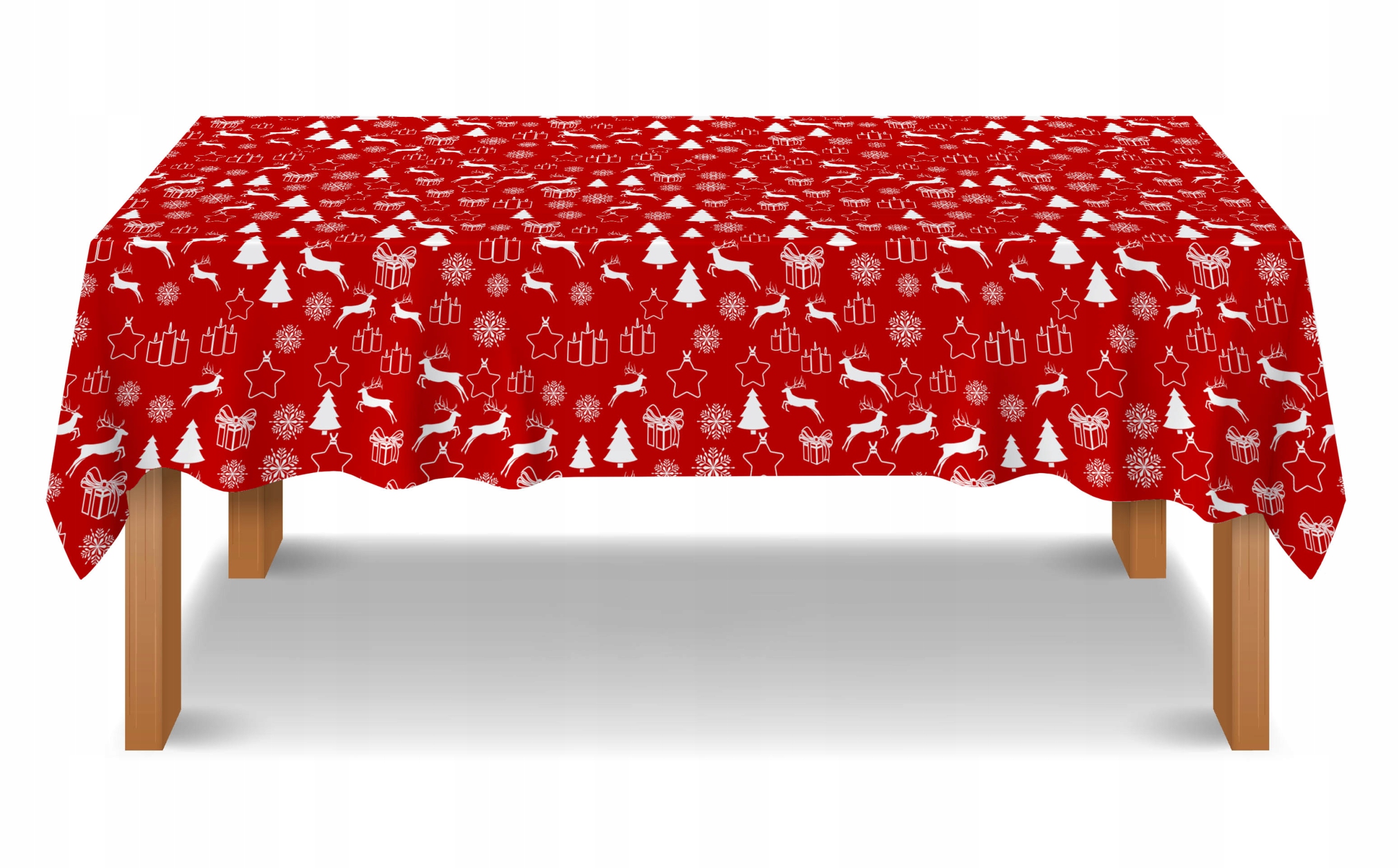 

Obrus Plamoodporny Świąteczny 140X300