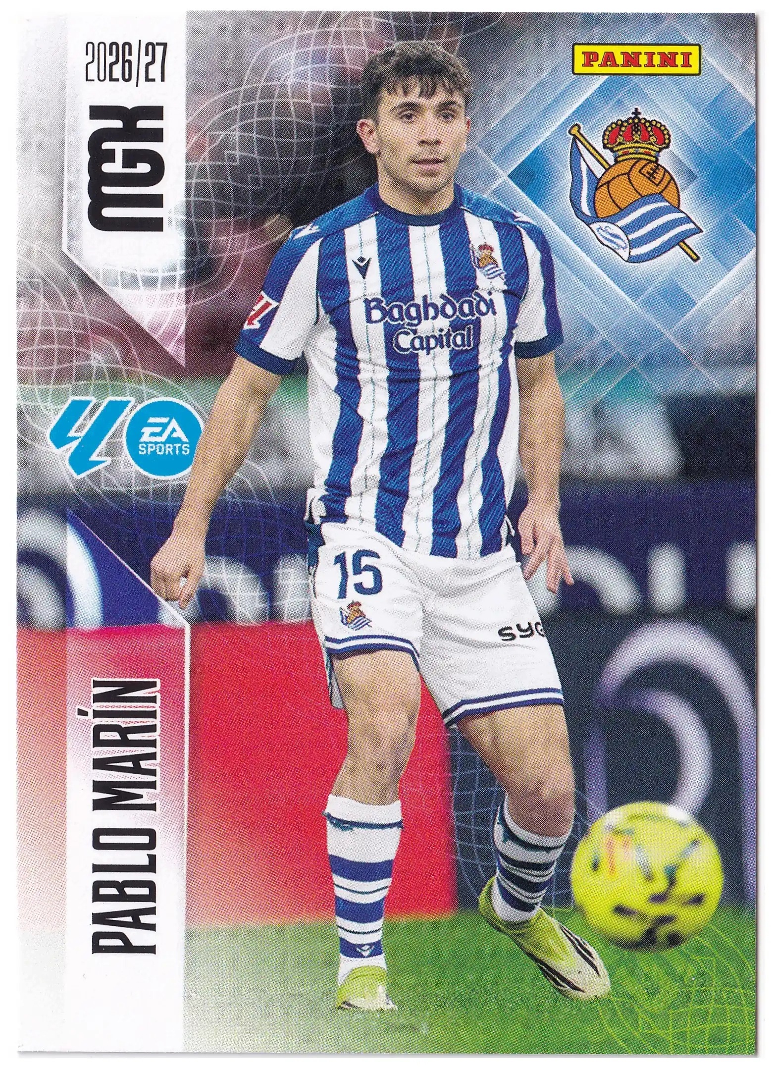 #317 Pablo Marín Panini Megacracks LaLiga 2026-27 Base