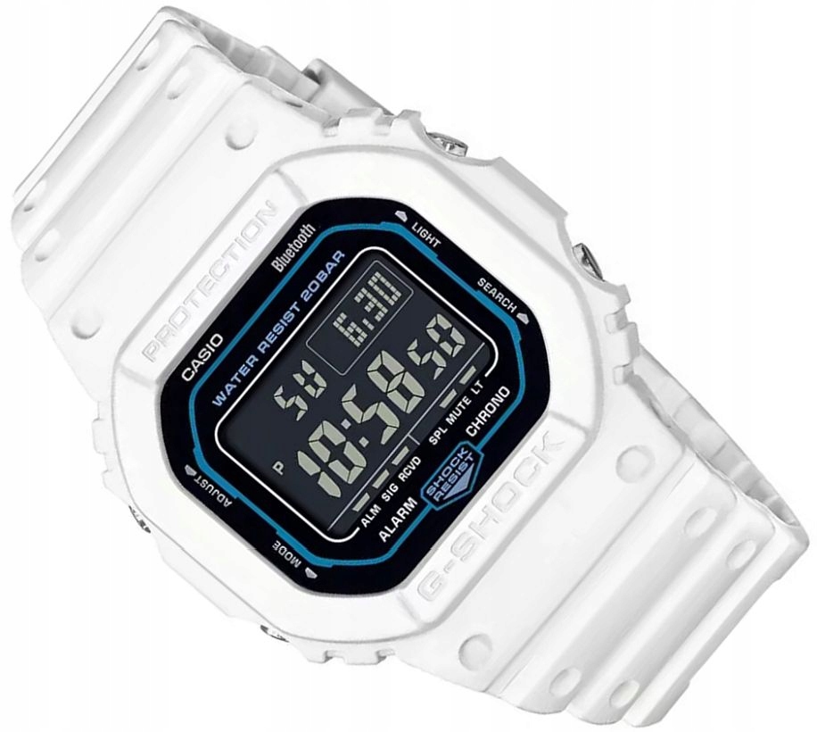 Sportovní Digitální Hodinky Casio G-shock DW-B5600SF-7ER Bílo-černá Kostka