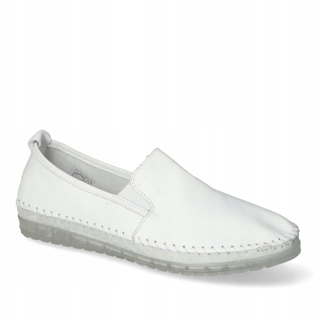 Dámské polobotky Maciejka Bílé lico kožené 36