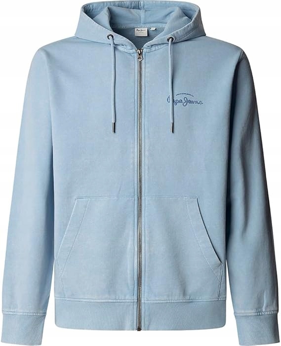 Pepe Jeans Modrá Mikina S Kapucí S Potiskem Na Zádech M 7BA