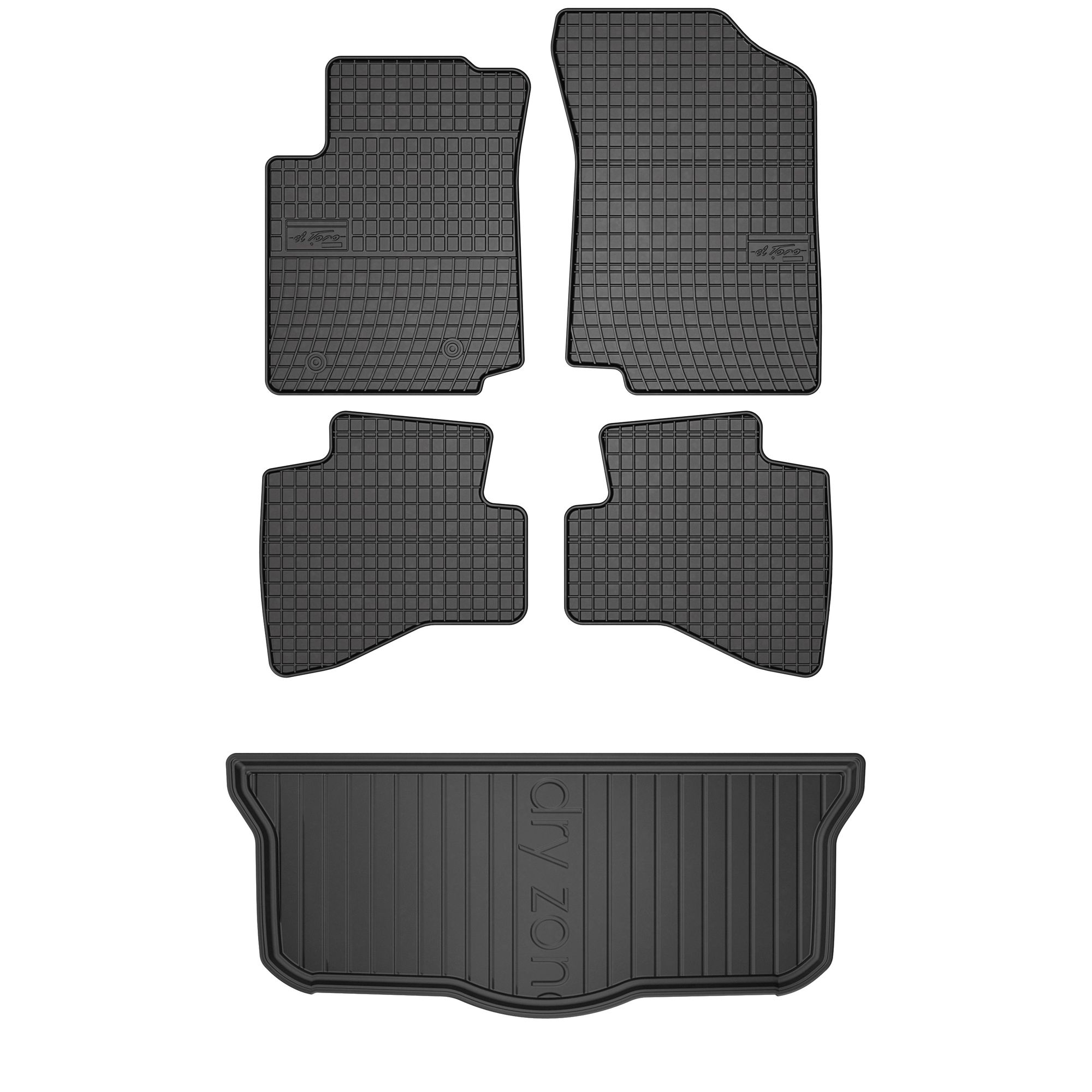 Gumové rohože a rohože Citroen C1 II 2014-2022