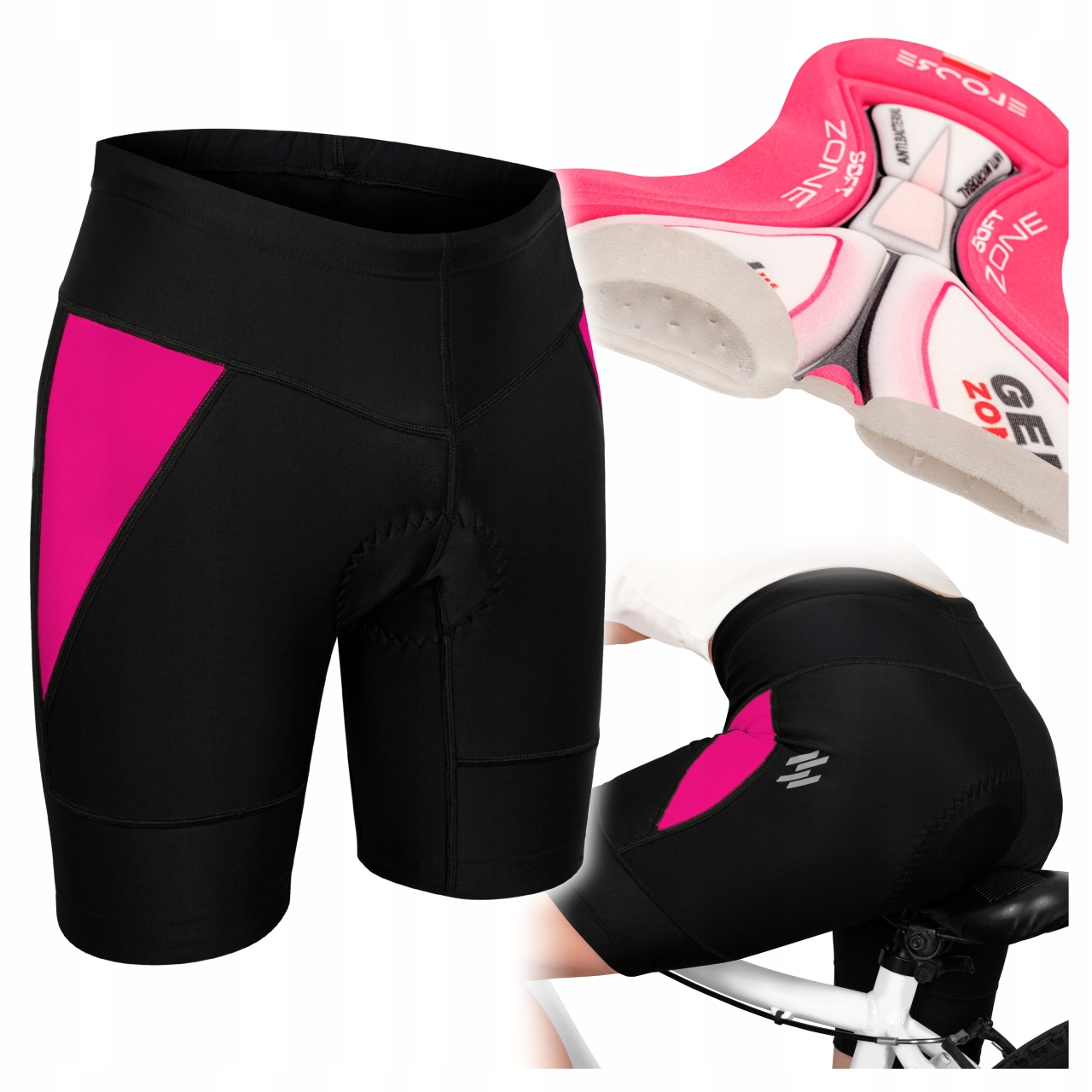 Kraťasy na cyklistické kolo Mtb M L s gelovou vložkou pro ženy