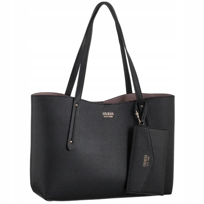 Velká dámská kabelka Guess Brenton Tote HWPG96 48230 Black Černá