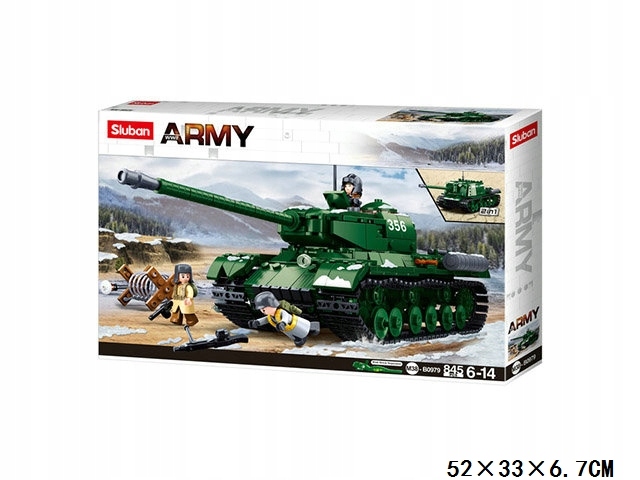 

Sluban Czołg radziecki duży 2 Klocki Lego
