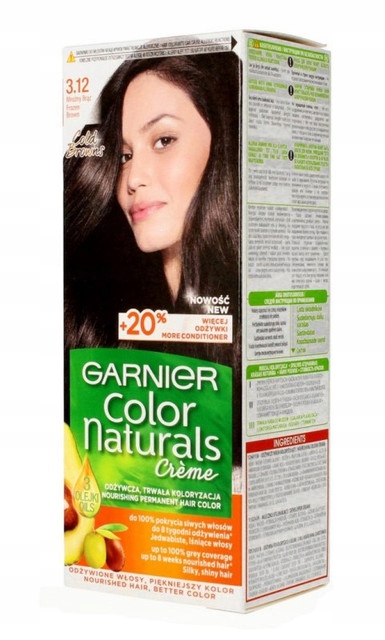 

Garnier farba Color Naturals 3.12 Mroźny Brąz