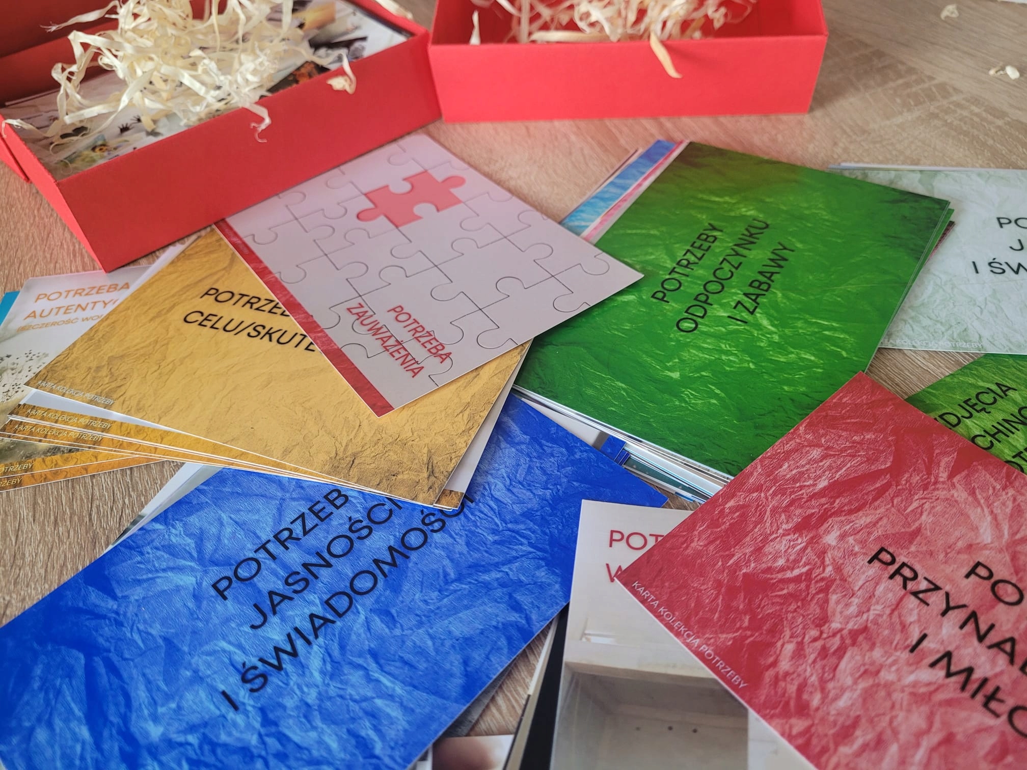 Karty coachingowe Potrzeby Tytuł Karty coachingowe