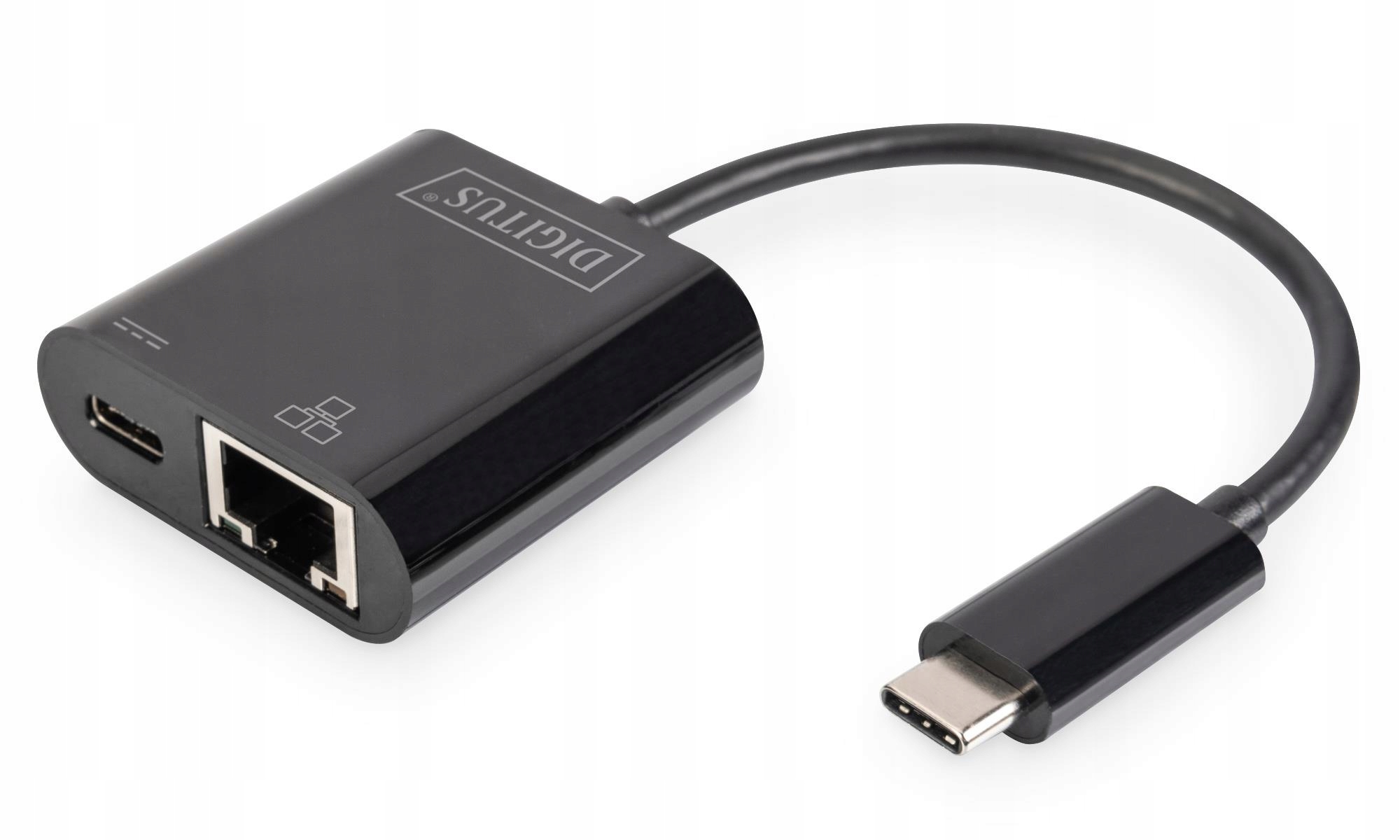 Adapter Usb-c do Gigabit Ethernet z Power Delivery Digitus DN-3027