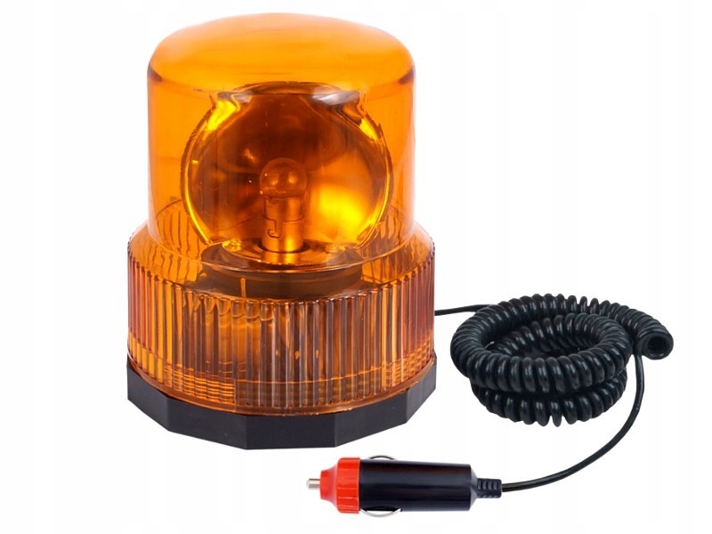 

Lampa Ostrzegawcza Obrotowa 12V Magnetyczna Orange