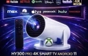 Projektor HY300 Pro 4K Smart Tv Android 11 WiFi Bt