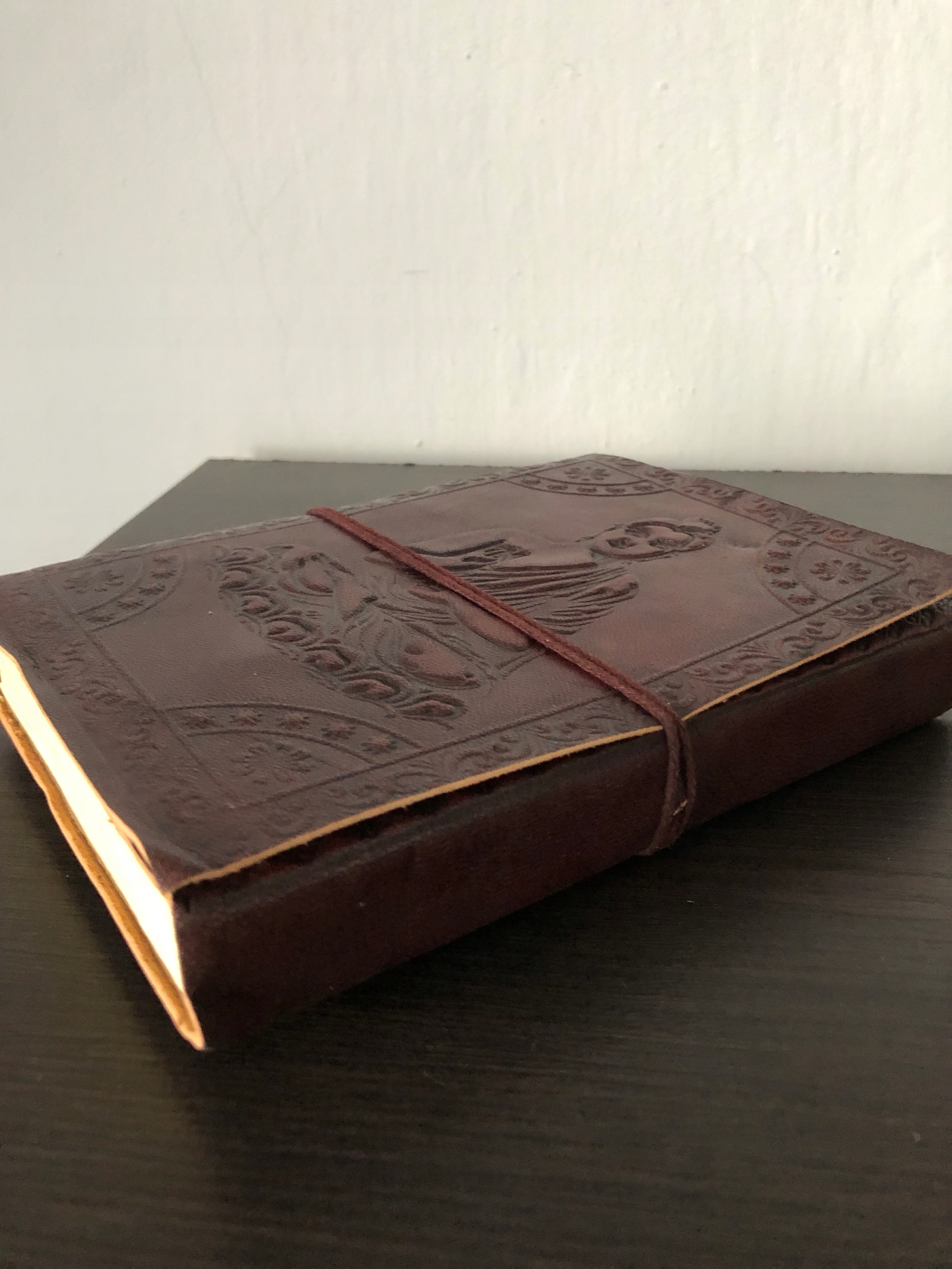 Notes skóra naturalna Budda 12x17cm orientalny 8 Rozmiar A6