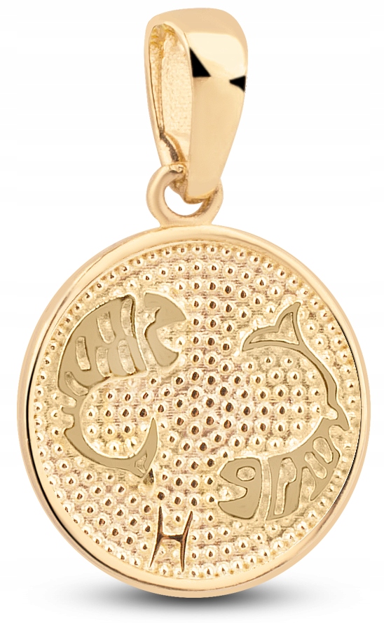 

Złota Zawieszka Znak Zodiaku Ryby 585