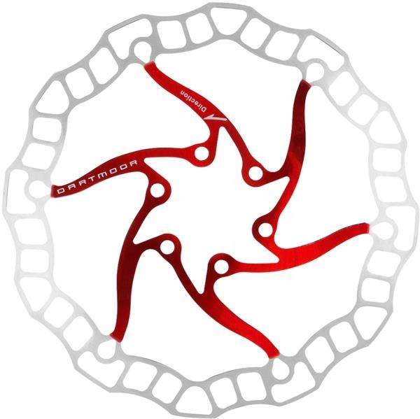 

Tarcza hamulcowa Dartmoor Nano 160 mm, czerwona