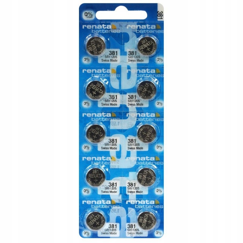

Bateria Srebrowa Renata Sr 1120 381 G8