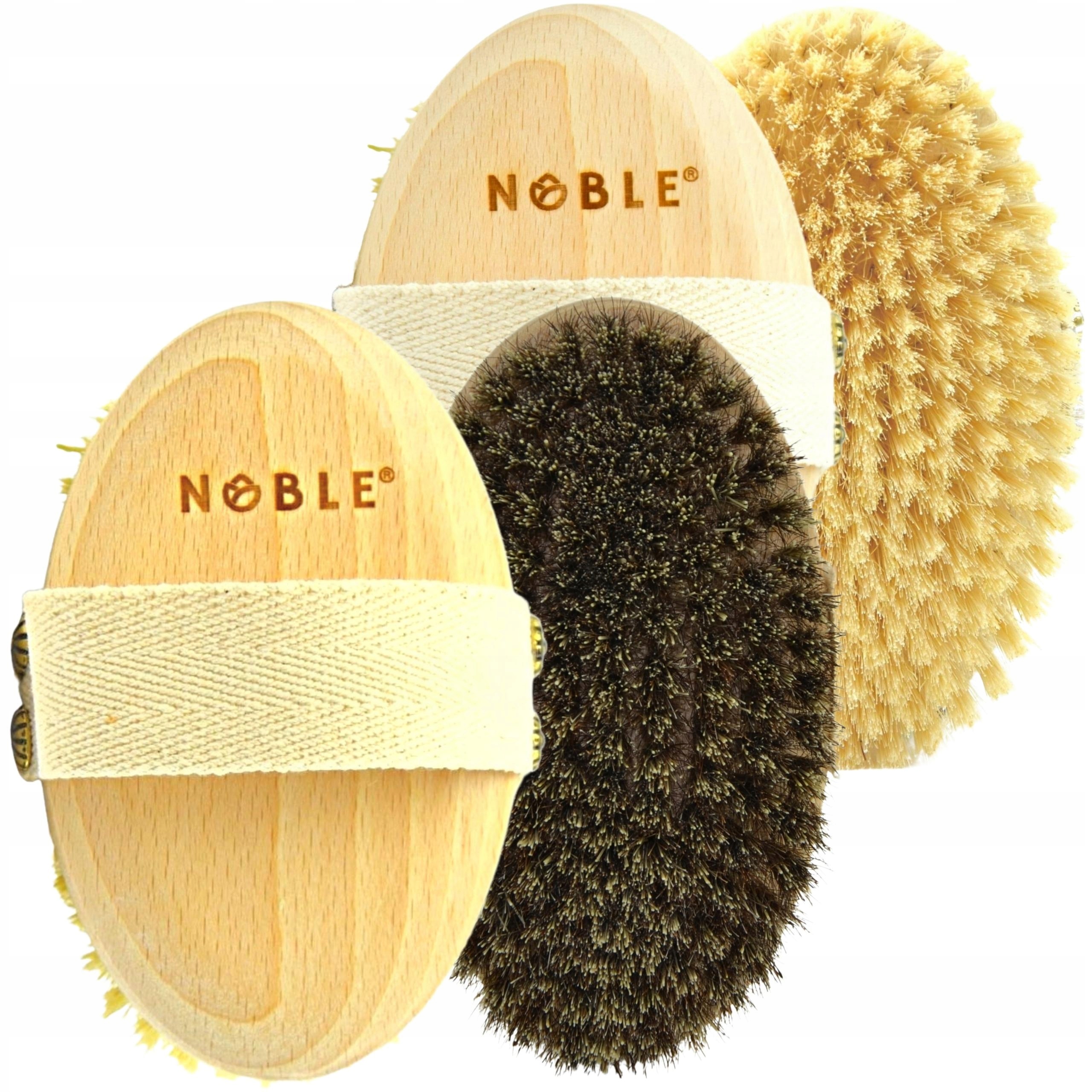 Masážní kartáč proti celulitidě Tampico střední, jemný Noble