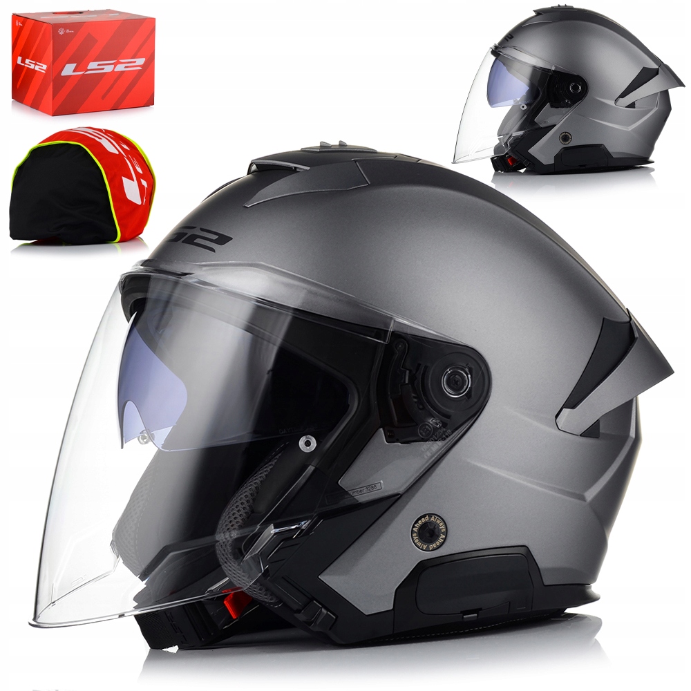 Otvorená Motocyklová Prilba LS2 OF618 Verso II Ľahký Skúter Chopper Blenda