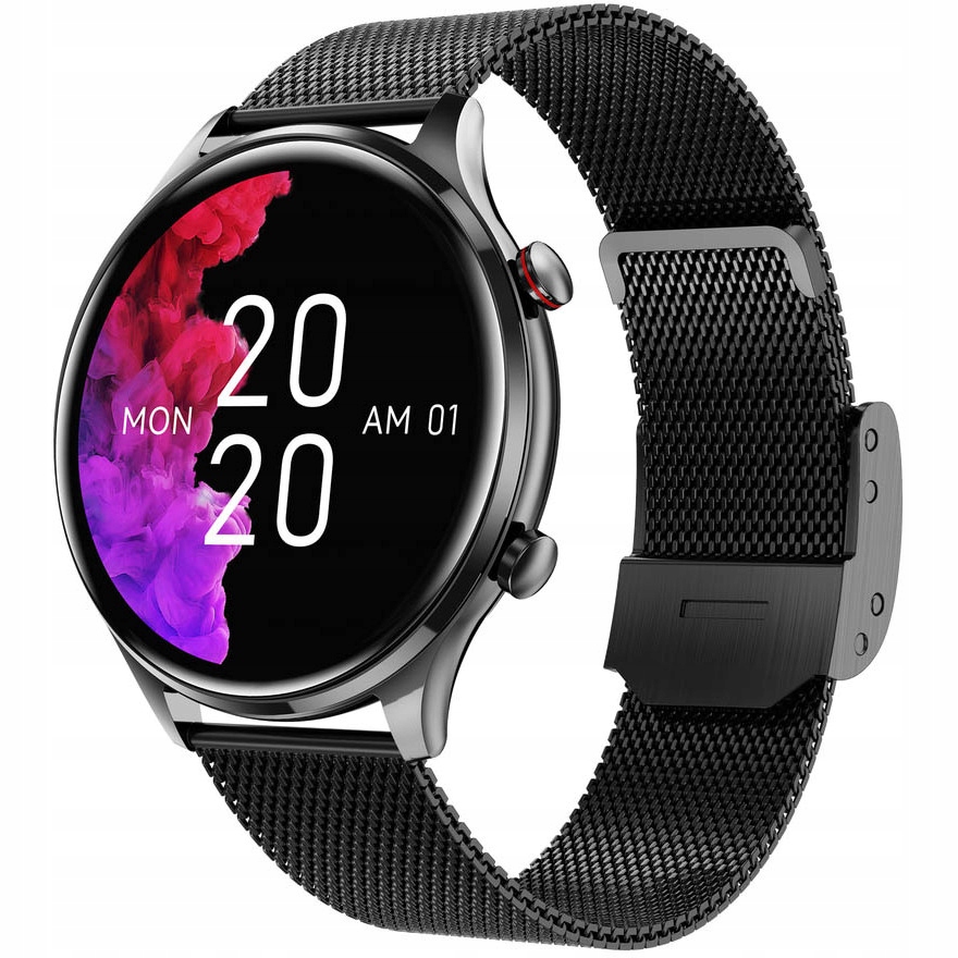 Dámske inteligentné hodinky Hagen HC78.14.114.534-SET čierne