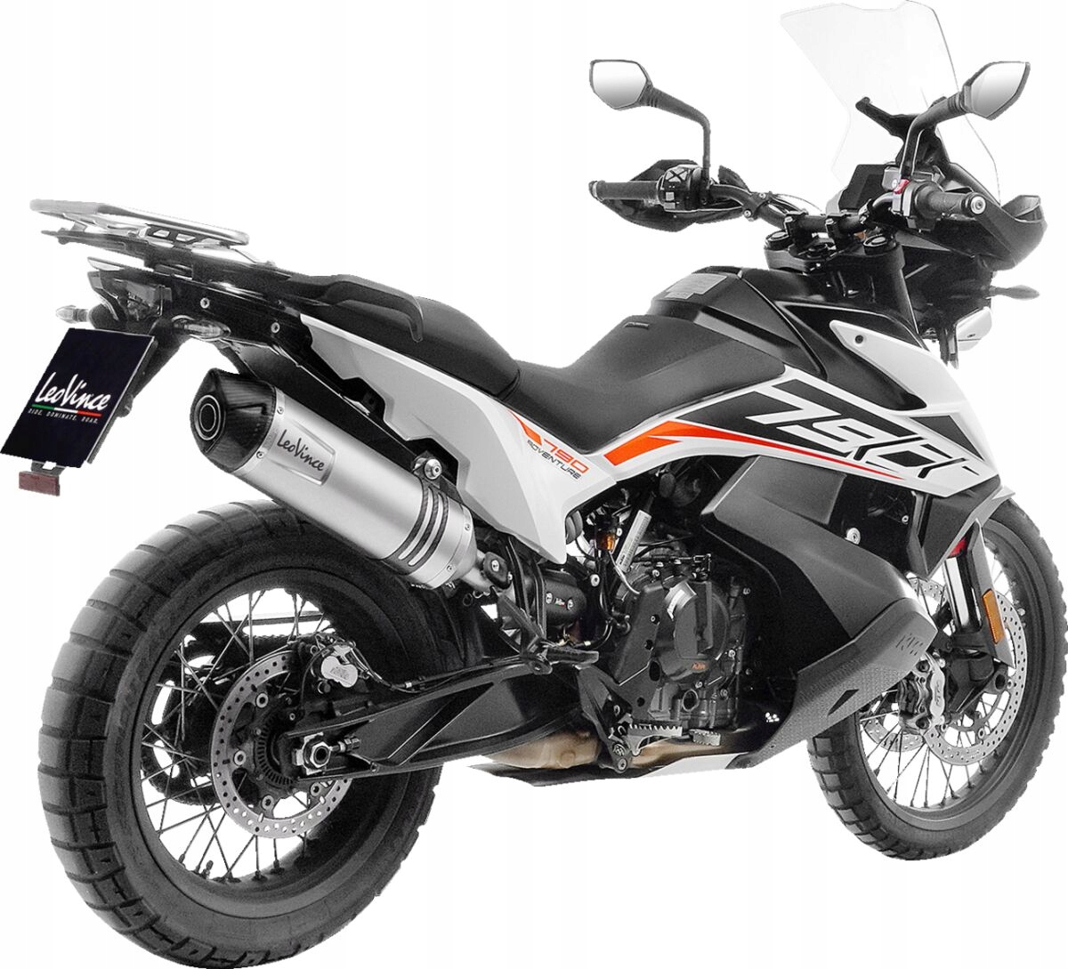 Tlmič Slip-on Leovince One Evo Cf Moto Mt 800 Ktm Adventure 14414EU