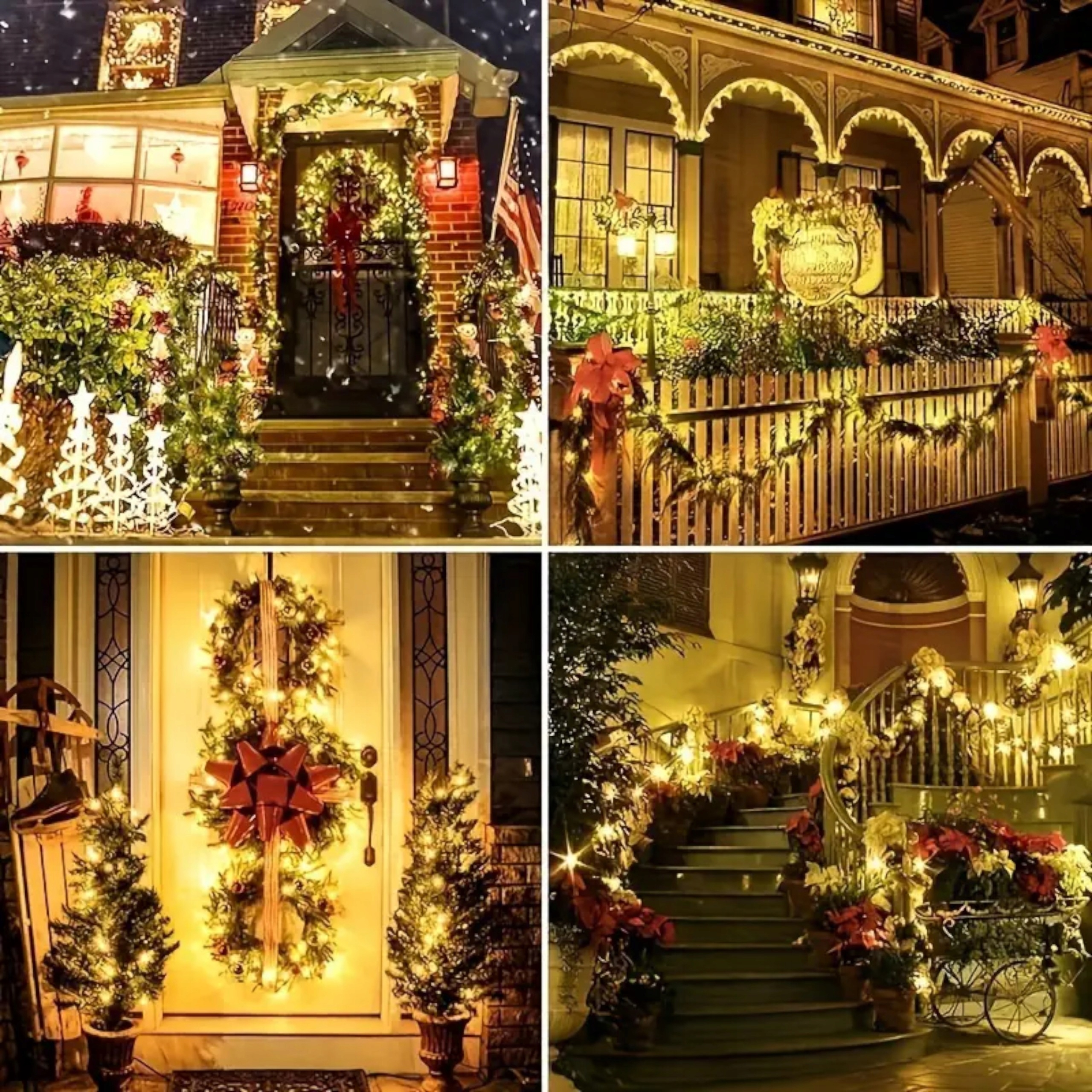 LAMPKI CHOINKOWE 100 LED ZEWNĘTRZNE WEWNĘTRZNE ŚWIĄTECZNE CIEPŁY BIAŁY Liczba lampek 51 - 100