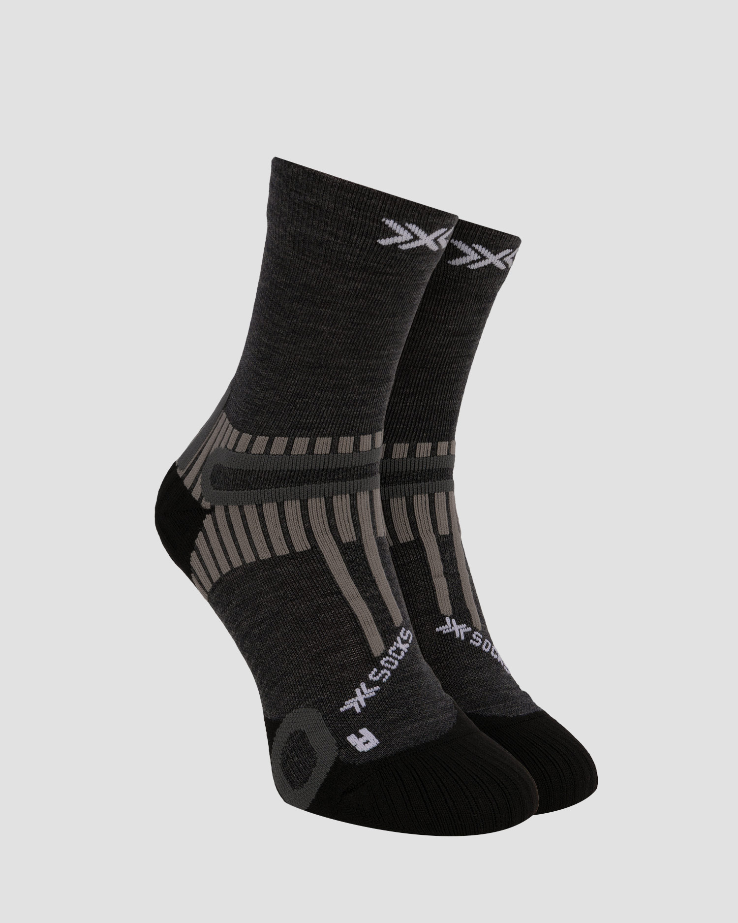 Skarpety unisex X-Socks Hike Perform Merino Crew X005/HEATHER Grey R. 42-44
