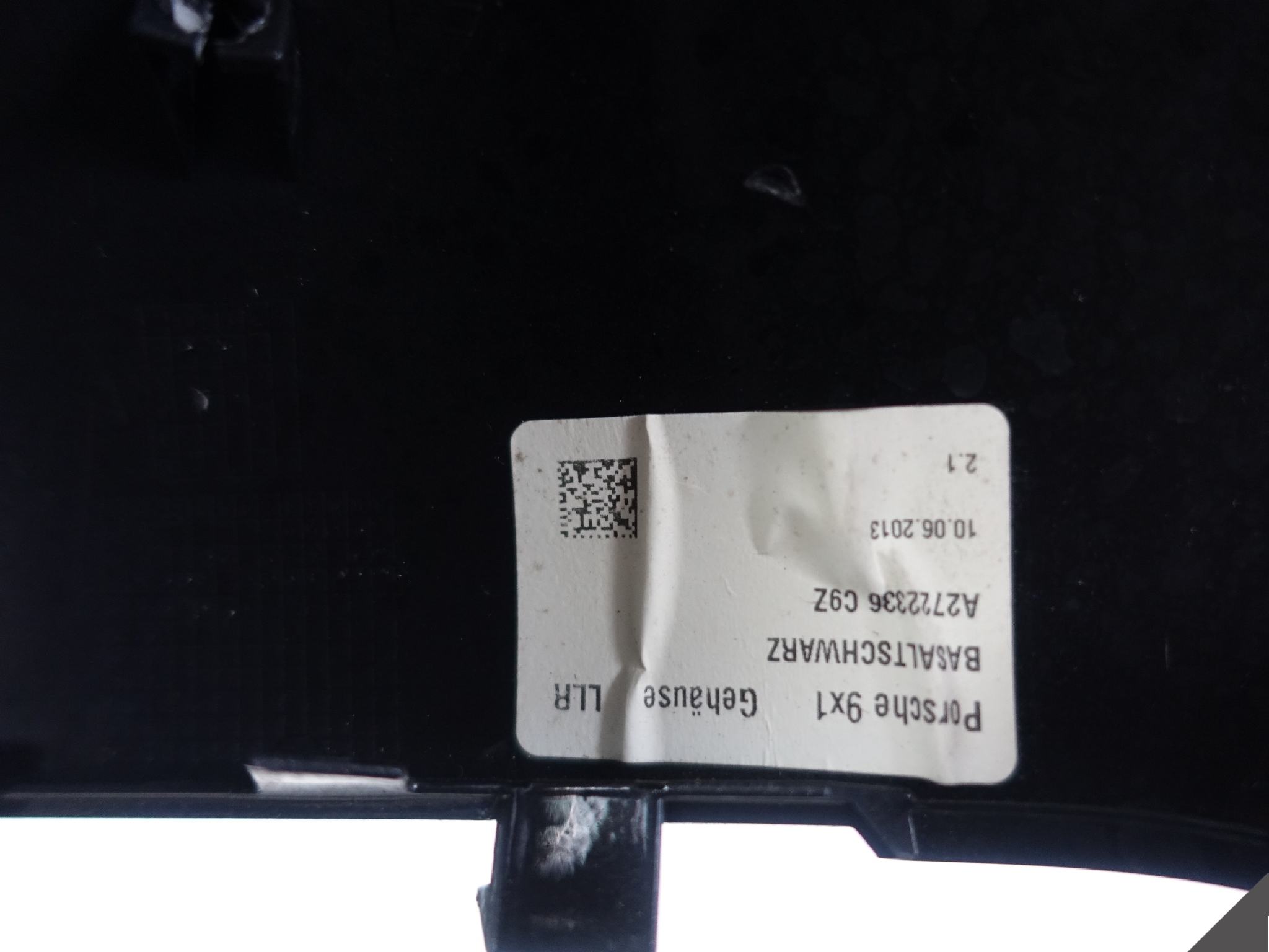 PORSCHE 991 911 mirror cover right