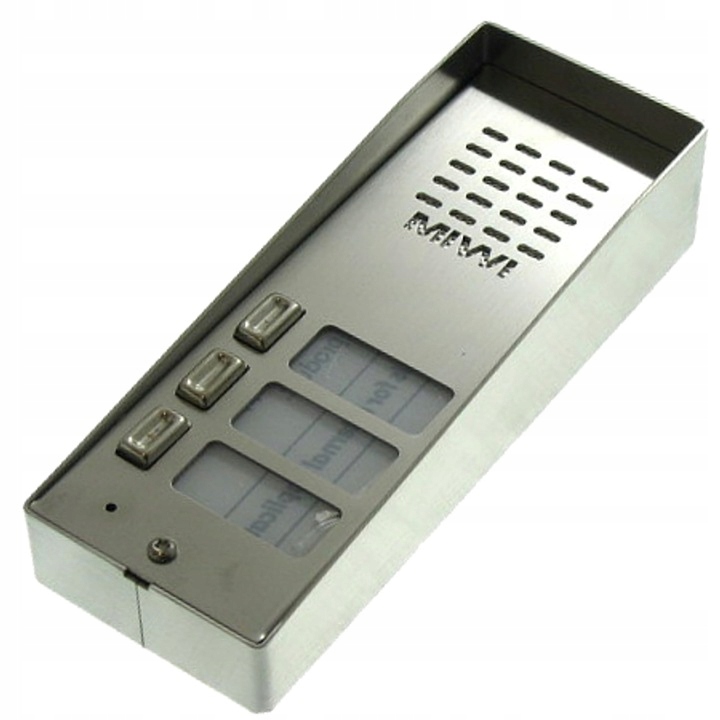 Domofónový panel Miwi-Urmet 5025/3D strieborný