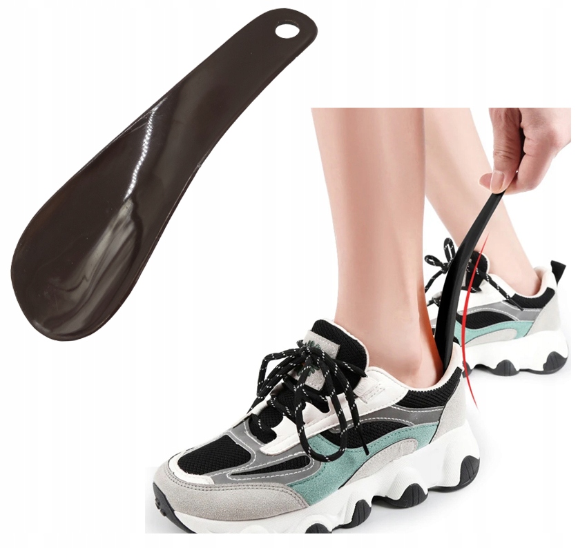 MAŁA ŁYŻKA DO BUTÓW PODRĘCZNA PLASTIKOWA KOLOROWA