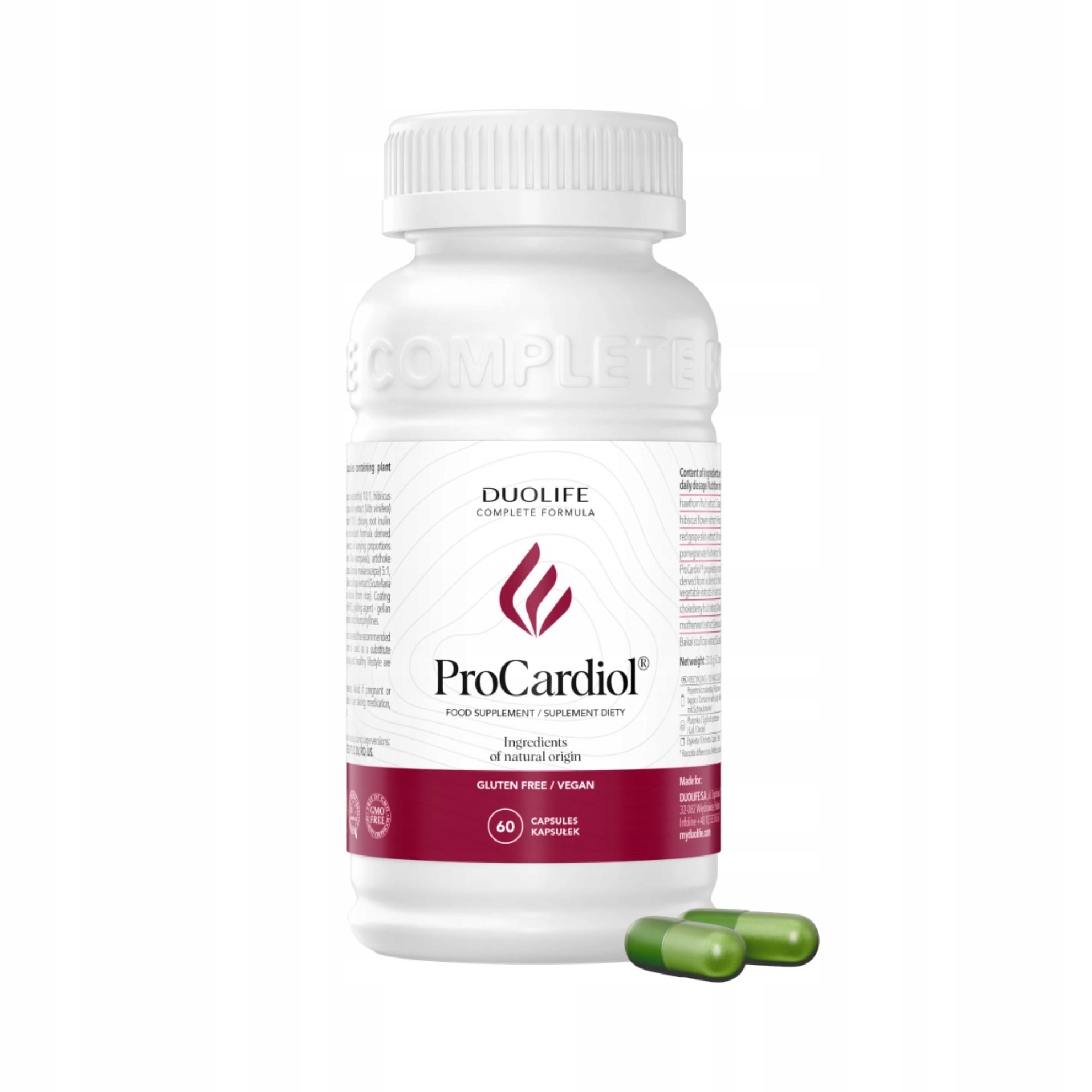 DuoLife Medical Formula ProCardiol® - wsparcie dla serca i układu krążenia