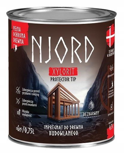 Njord Impregnat do drewna budowlanego Xylorit Protector Tip 2,5 l.