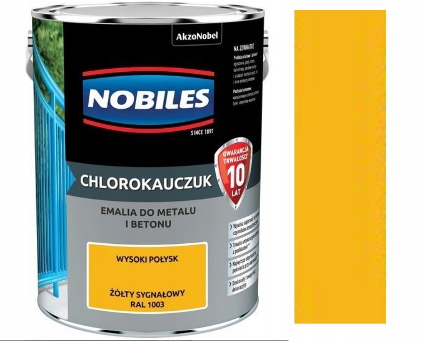 

Nobiles Chlorokauczuk 0,9L Żółty Sygnałowy