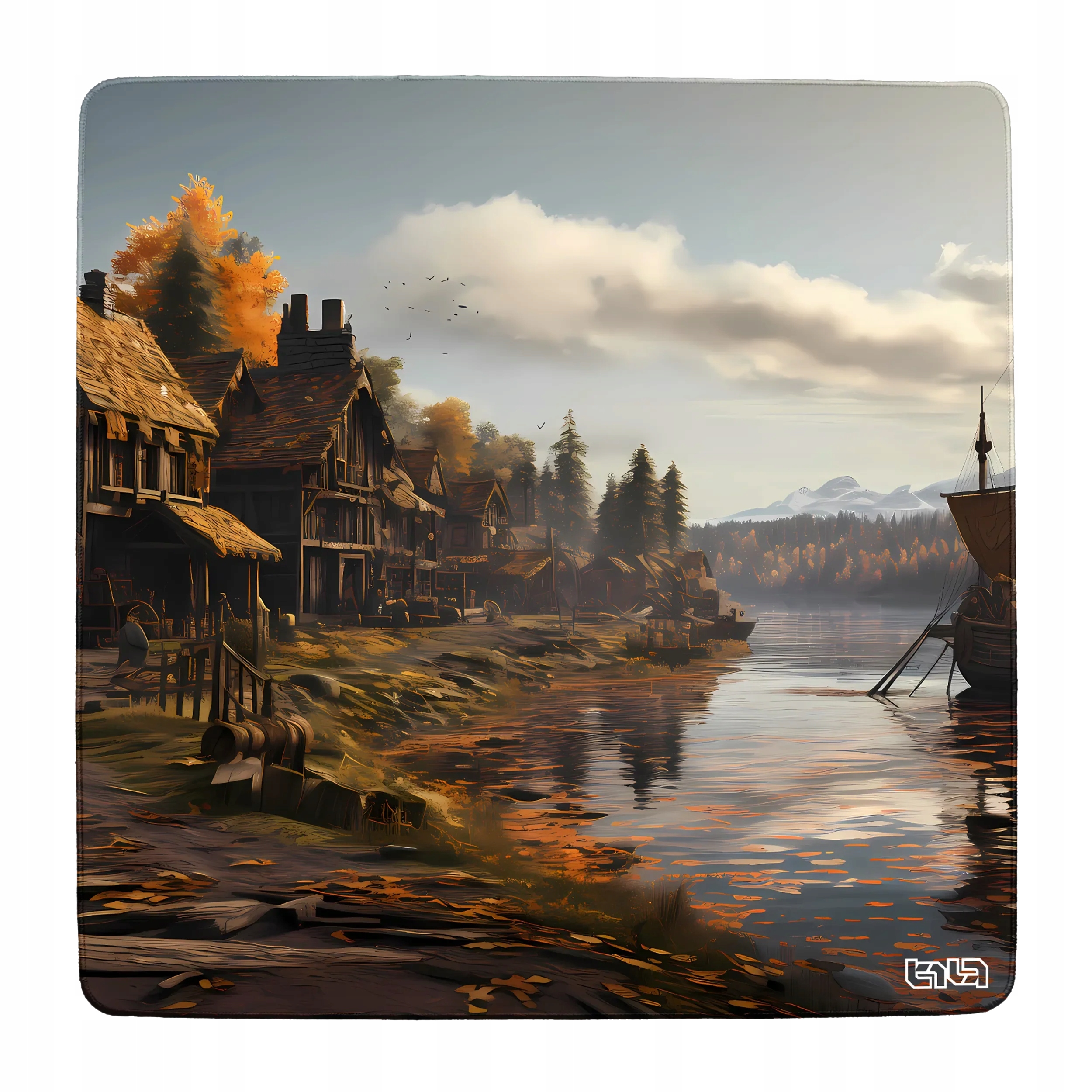 Mata Biurowa Pod Krzesło Wikingowa Wioska 100x100 Tilt