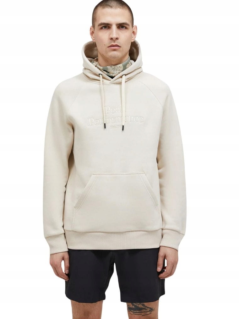 Mikina Peak Performance Original Hood Sand Fog M