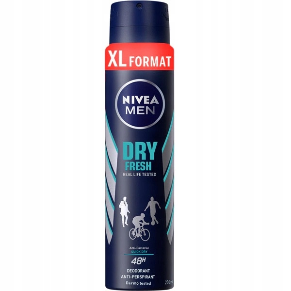 

Nivea men Dry Fresh anti-perspirant 250ml.