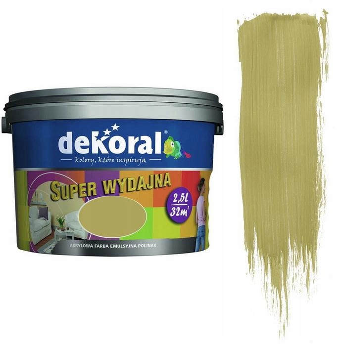 

Farba Dekoral polinak dojrzała oliwka 2,5l