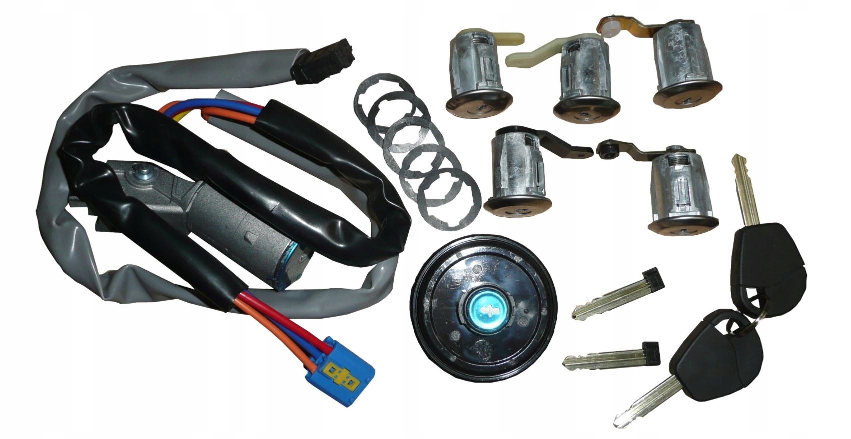 4162.CF 4162GM-310 - ВСТАВКИ ЗАМКА КОМПЛ.+ КЛЮЧ ЗАЖИГАНИЯ + ПРОБКА P PARTNER 4162CF