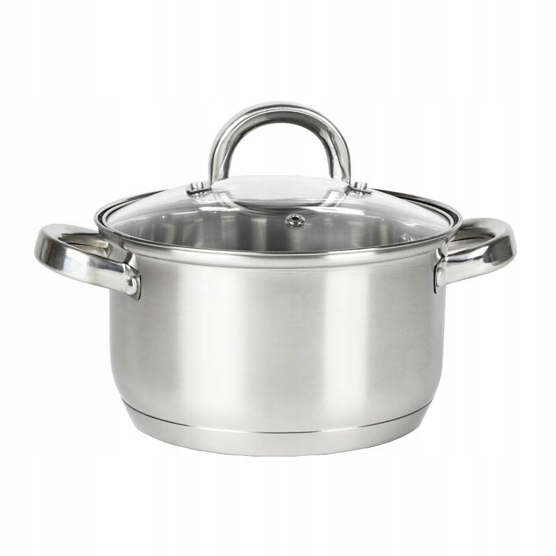 

Garnek Nierdzewny Stal 2L Z Pokrywą 18cm Ind/gaz
