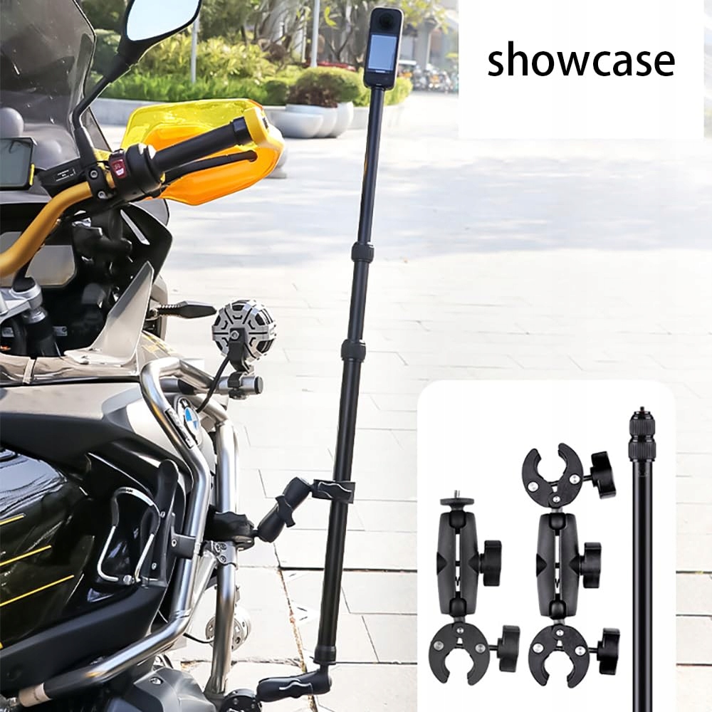 Kamera Motocyklowa Uchwyt 360 Obrotowy Insta360 X4 X3 X2 Stabilny RATSTONE — miniatura 5