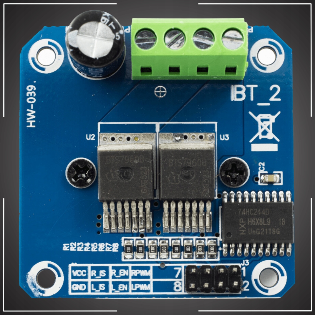 Mostek H do sterowania silnikami DC BTS7960B 43A EAN (GTIN) 5904501662802