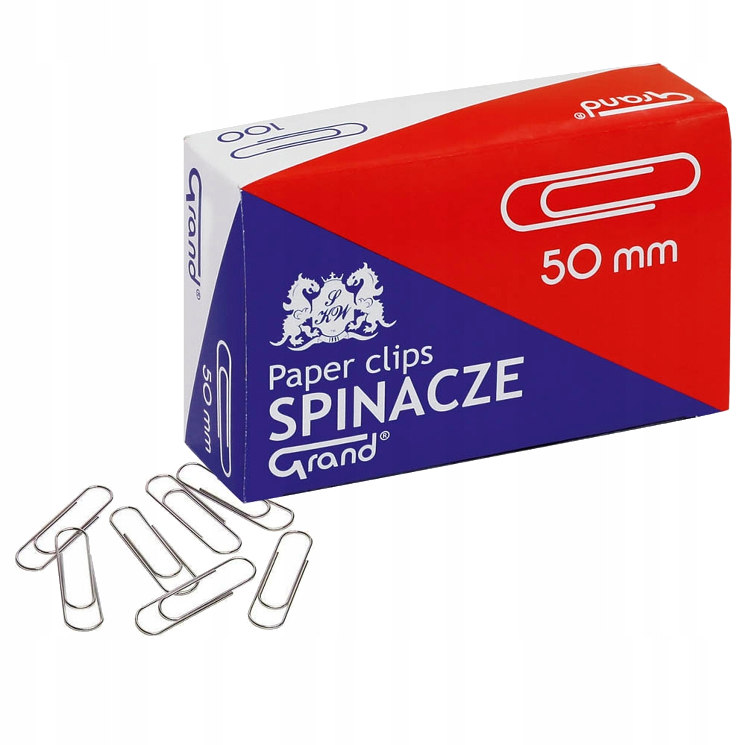 

Spinacze Biurowe Okrągłe R50 50mm Grand 100 Sztuk