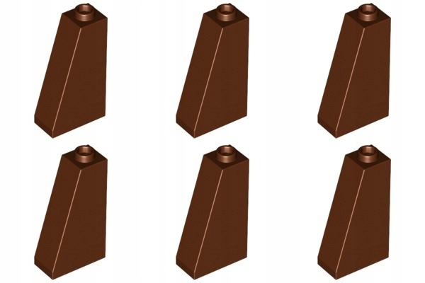 

Lego 4460b Skos 2x1x3 brązowy Nowy (10g) 6 szt.