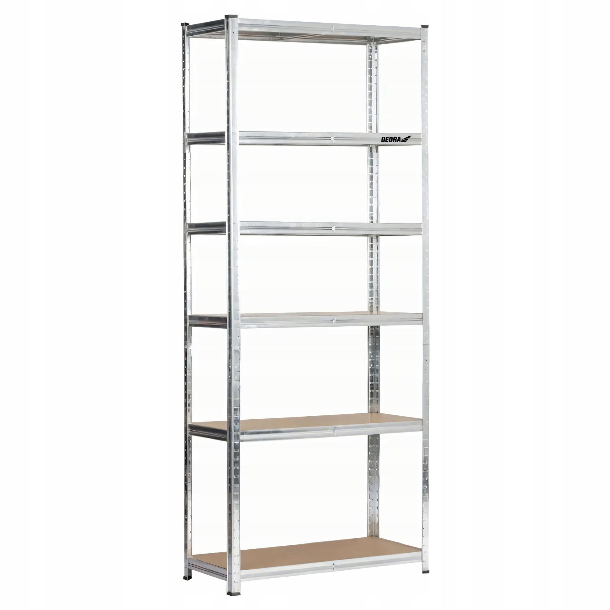 Kovový skladový regál Dedra N1415 6 polic z Mdf desky 224x90x40 cm