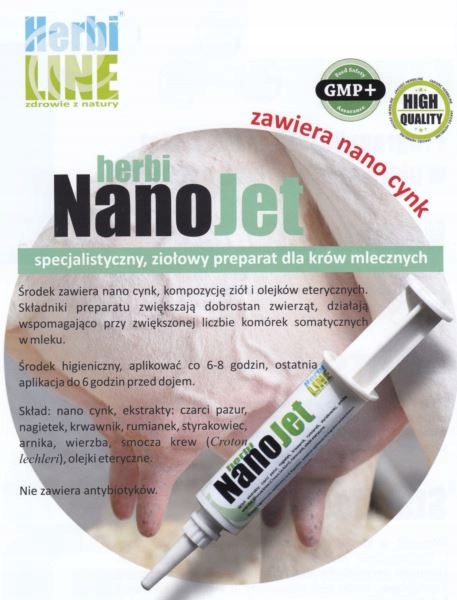 

Nano Jet 10 ml na obniżenie komórek somatycznych.