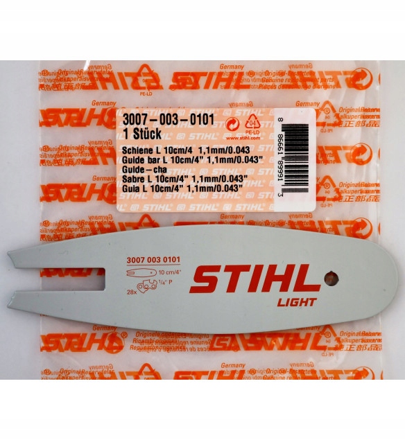 

Prowadnica Stihl Do Gta 26 10 CM 2 Łańcuchy